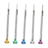 Housoutil 5pcs Slotted Screwdriver Precision Flat for Watchmaker Eyeglass Repair