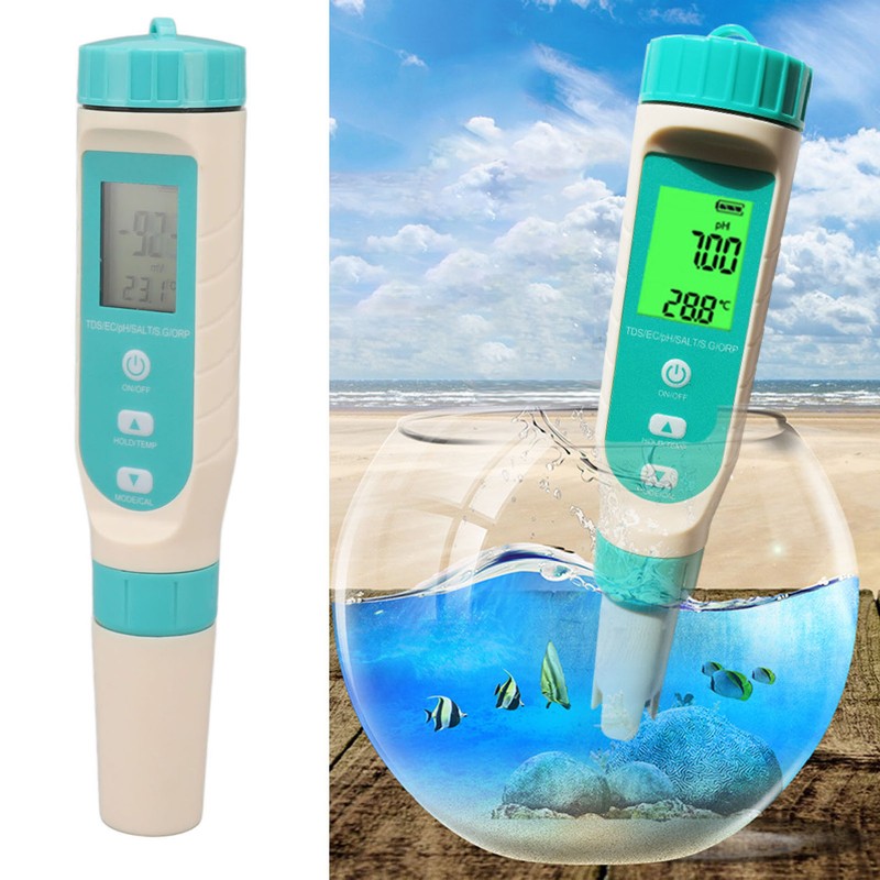 Water Quality Tester TDS EC PH SALT S.G ORP TEMP
