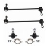 TRQ Front Suspension Kit Ball Joint Sway Bar Stabilizer Link