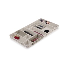 Joseph Joseph Viva - Modular 12-piece Makeup Beauty Drawer Organiser Set, Storage Boxes dividers for makeup, beauty grooming items, cosmetics, hair accessories