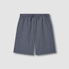 JAJU [JAJU] Men's Seersucker Pattern 5-Inch Pajama Set_Light Navy