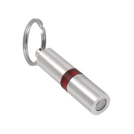 Kozelo Static Dissipative Key Ring - [Static-Free] Electrostatic Discharge ESD Key Ring, Red, Silver Tone