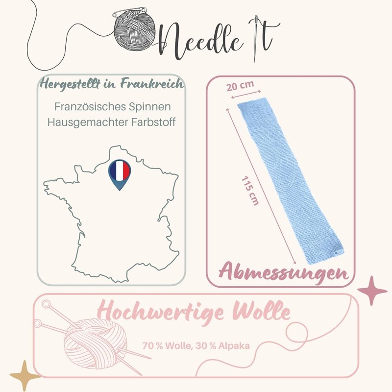 Needle It® - Complete Knitting Set for Beginners with Knitting