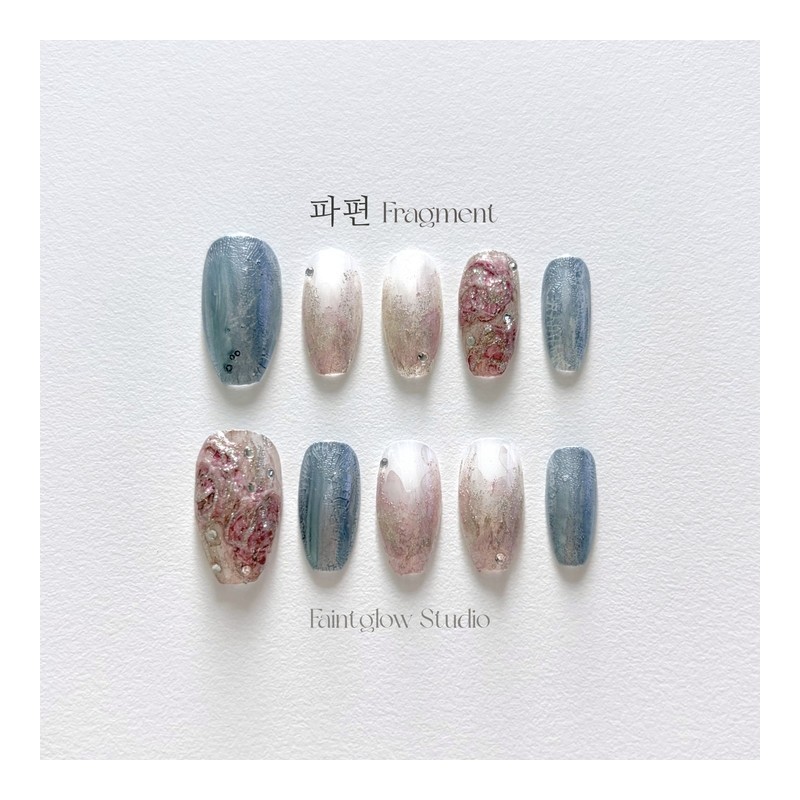 [Fragment] Handmade nail tips - Almond / [파편 Fragment] 수제네일팁