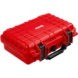 Eylar Protective Gear and Camera Hard Case Waterproof Dry Box with Foam 11.6 Inch 8.3 Inch 3.8 Inch (Red)