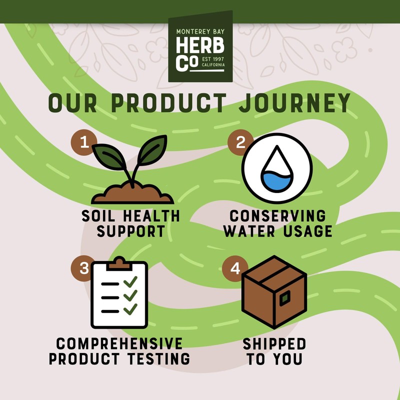 Monterey Bay Herb Co. Hibiscus Mint Tea | Citrus &