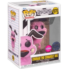 Pop! Courage The Cowardly Dog 1070 - Courage The Cowardly Dog Flocked