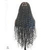 uBraids 36" Boho Knotless Box Braids with Curls Full Hand