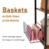 Purse Organizer with Side Hooks and Baskets for Purse Storage,