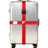 CPCOIN Luggage Straps for Suitcases Adjustable Travel Belts with Ladderlock