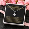 Enterprise Sales Executive Necklace Message Card Box Alluring Standard -