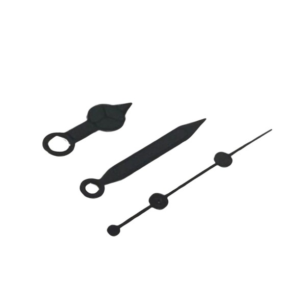 LICHIFIT Clock Hands Green Luminous Hands Black 3 Pin Hand