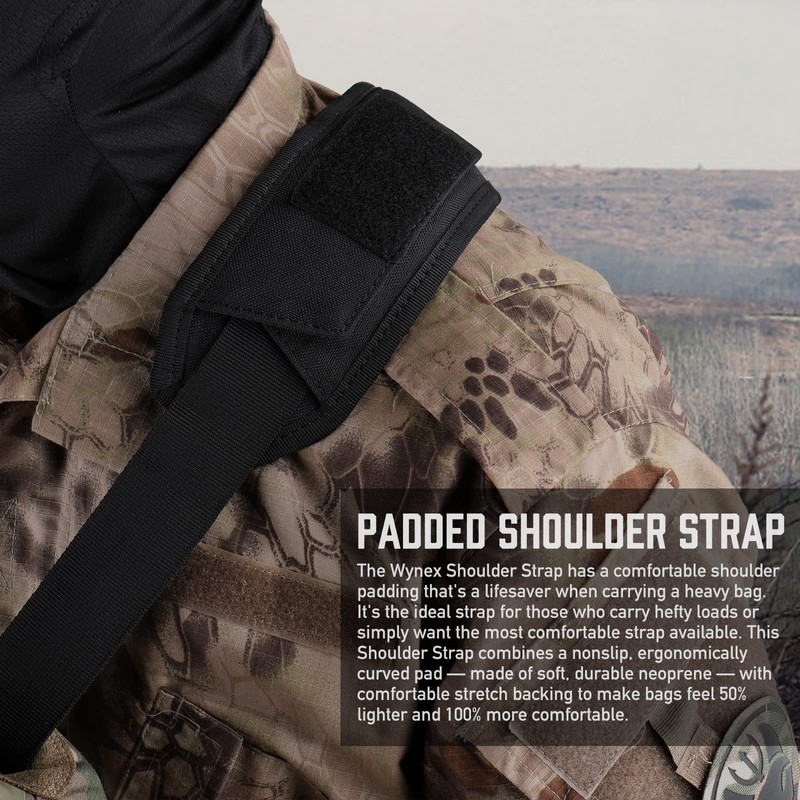 WYNEX Shoulder Strap Pad for Tactical Bag, Universal Bag Strap