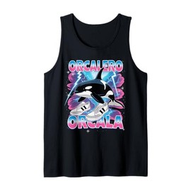 Orcalero Orcala Italian Brainrot Memes Oddly Specific Whale Tank Top