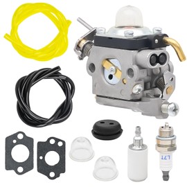 Hypersky 581734301 Carburetor for Husq 122LD 122C 122LDX 122LK Trimmer Edger Carb Replaces 574386701 581734301 Carb with Fuel Filter Gaskets Kit