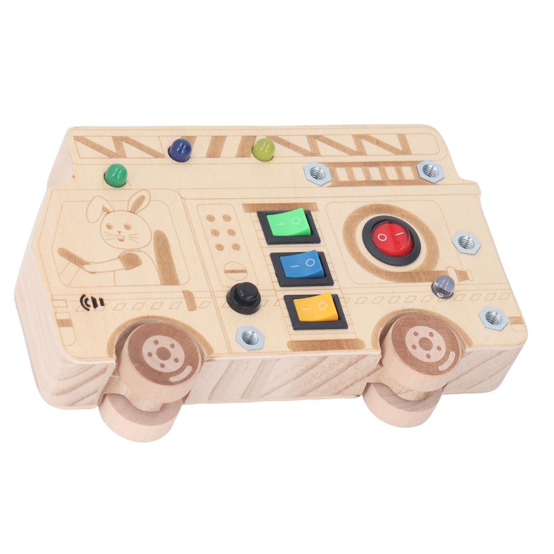 Light Up Switch Sensory Toy Simulation Learning Traffic Rules Exercise