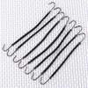 Frcolor 20ps Ponytail Hooks Holder Rubber Bands Elastic Hook Hair