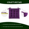 FlyGulls Rocking Chair Cushions Indoor Velvet Chair Pads High Back