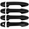 LUJUNTEC Exterior Door Handle Covers Compatible with 2016-2022 for Toyota