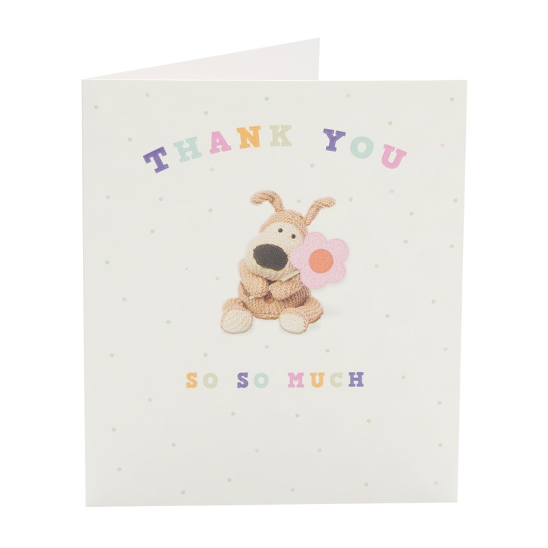 Boofle Thank You Card for Him/Her/Friend - Cute Design