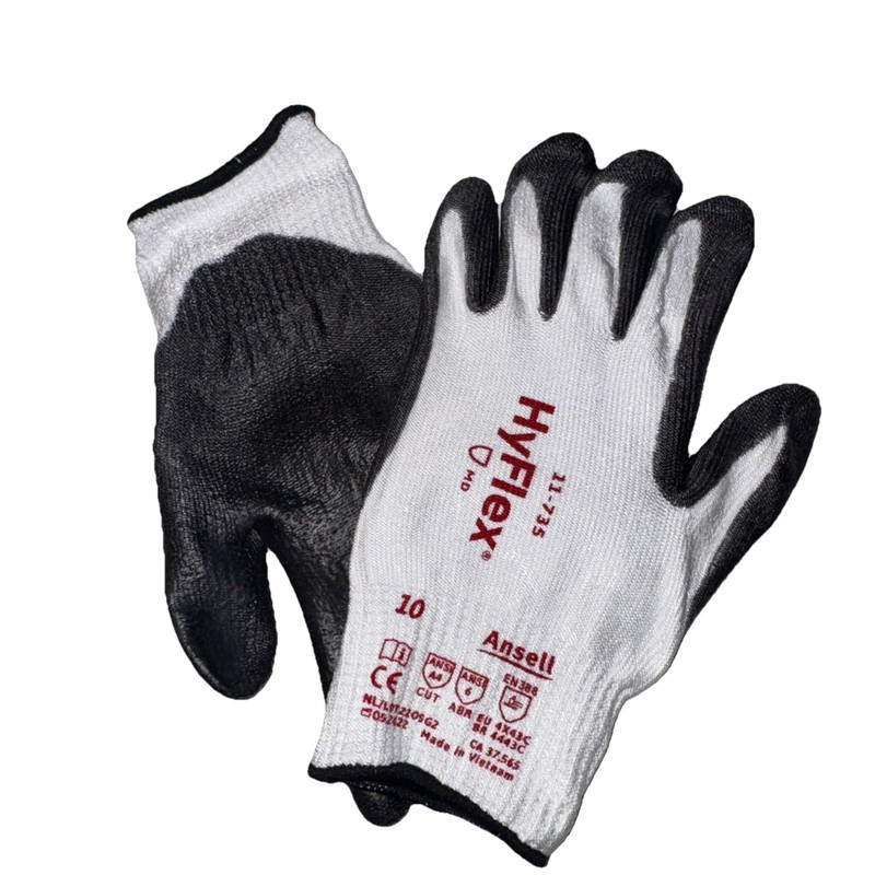 Ansell HyFlex 11-735 Medium Duty Work Gloves High Cut Resistance