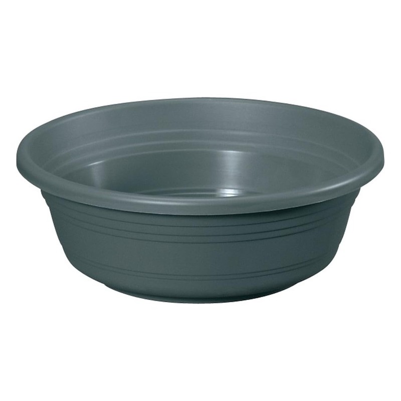 geli Thermo Plastic Jessica Plant Bowl Round Plastic, Colour: Anthracite,