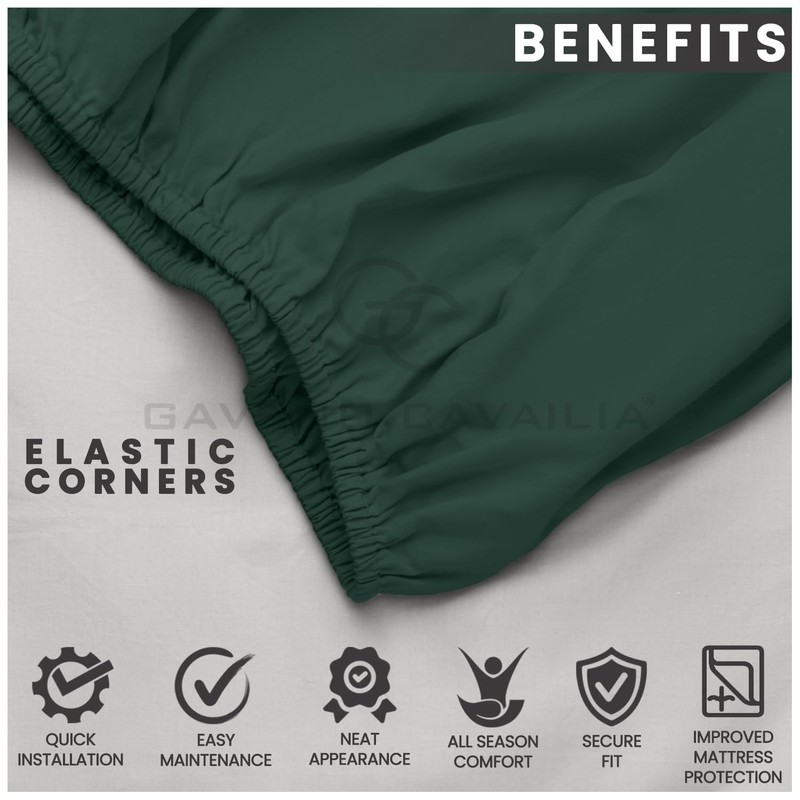 Extra Deep Single Fitted Sheet (91x190CM), Super Soft Poly Cotton