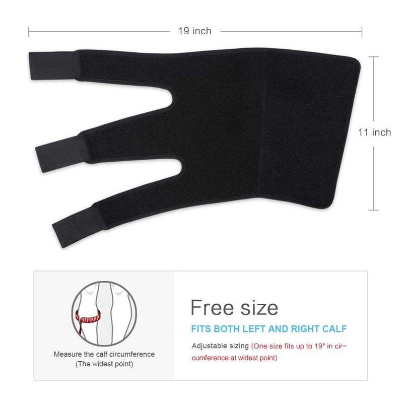 Ejoyous Calf Support Adjustable Calf Compression Bandage Muscle Fibre Tear