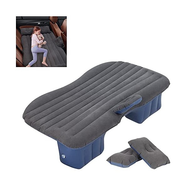 Car Air Mattress, Portable Inflatable Air Mattress Bed with Compact Twin Pillows for Travel, Camping, Vacation, Sleeping, Suitable for SUVs, RVs, Trucks, Minivans etc…