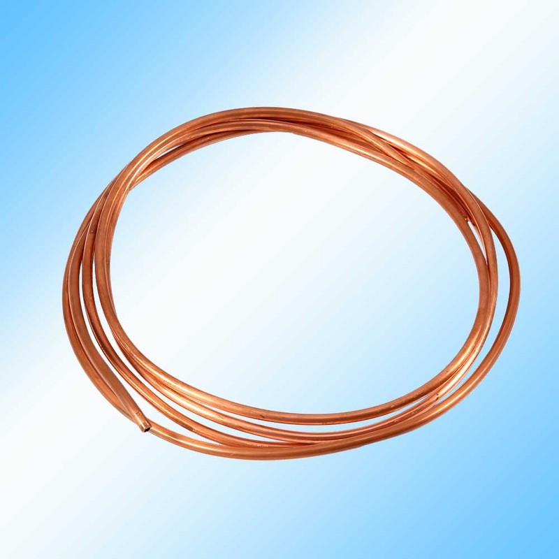 Fdit Copper Pipe Roll, Soft Copper Tube Pipe OD 4mm