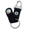 GRAPHICS & MORE Ring-tailed Cat Keychain with Leather Fabric Belt