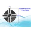 Flush-Mounted Valve for Bathroom and Kitchen Wall Valve Shut-off Valve
