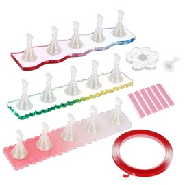 Outanaya 1 Set Nail Practice Stand Set Press Nail Display Holder with Sticky Putty Accessories for Effortless Painting for DIY Enthusiasts and Professionals