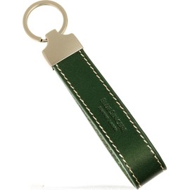 BLUE SINCERE IKH2 Key Chain, Genuine Leather, Italian Leather, Men's, Strap Type, Keyring, Key Charm, Key Clip, deepgreen