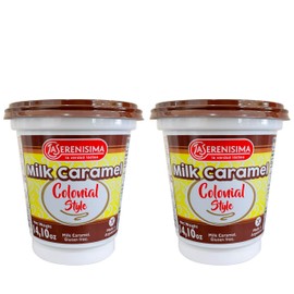 La Serenisima Dulce de Leche – Creamy Milk Caramel Spread from Argentina, 2‑Pack (400 g / 14.1 oz Each) – Authentic Traditional Dessert & Baking Topping