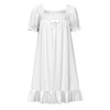 LQSZ Girls Nightgowns Puff Short Sleeve Princess Sleepwear Lace Victorian