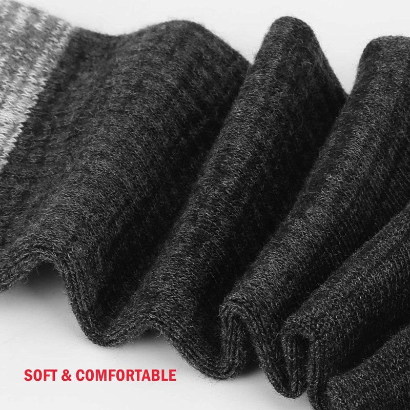YUEDGE Men's Socks, Cotton, Antibacterial, Odor Resistant, For Sports, Outdoor