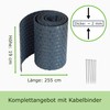 WorkingHouse Poly-rattan Visual Protection Strips, Visual Protection for Double Bar