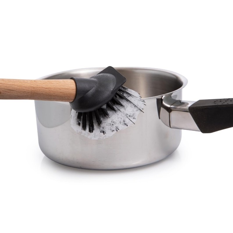 SAUBA Bottle & Dish Brush Rinse | 2-in-1 Cleaning Brush