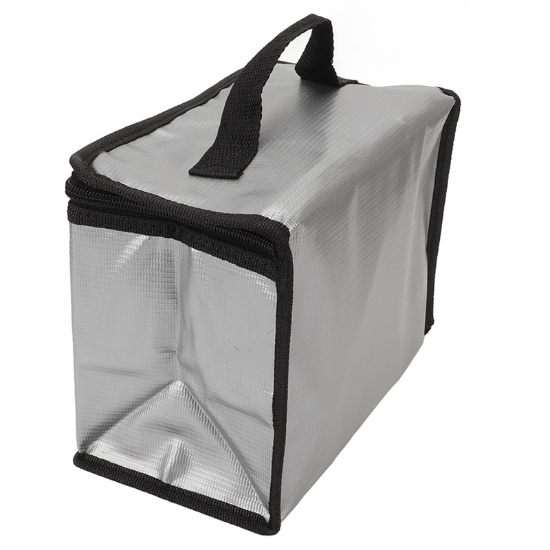 3Pcs Lipo Battery Safe Bag Fireproof Explosionproof Large Capacity Storage