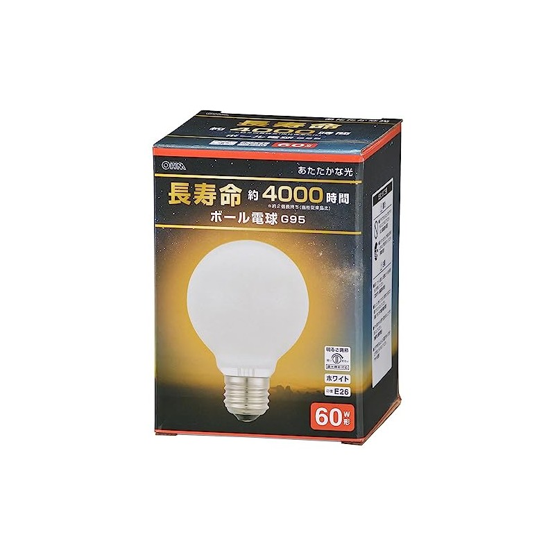 Ohm Electric Incandescent Bulb Bulb Ball Bulb Filament Bulb Long