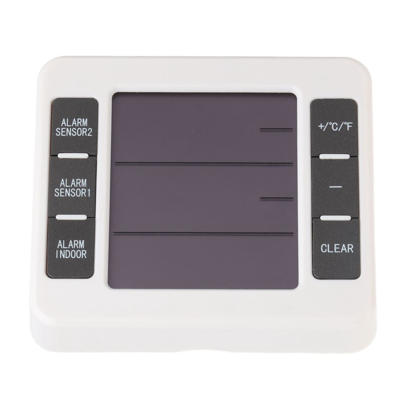 LCD Screen Thermometer with 2 Transmitters Wireless Temperature and Humidity