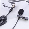 Mipcase Clip On Lavalier Microphone Set for Smartphones Omnidirectional Condenser