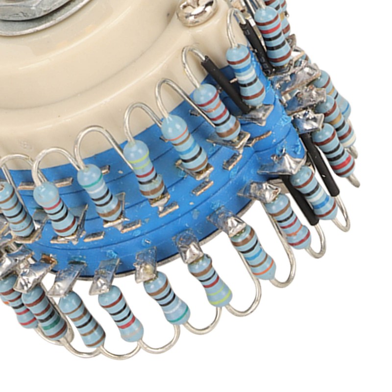 Two Channels Volume Potentiometer 2×24 Gear 20K High Accuracy Volume