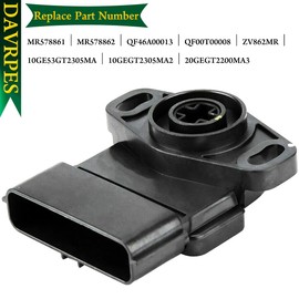 DAVRPES MR578861 TPS Sensor Accelerator Pedal Travel Sensor for Mitsubishi Lancer 2.0L 2.4L 2002-2006, for Mitsubishi Outlander 2.4L 2003-2006 Replace#MR578862 Throttle Position Sensor