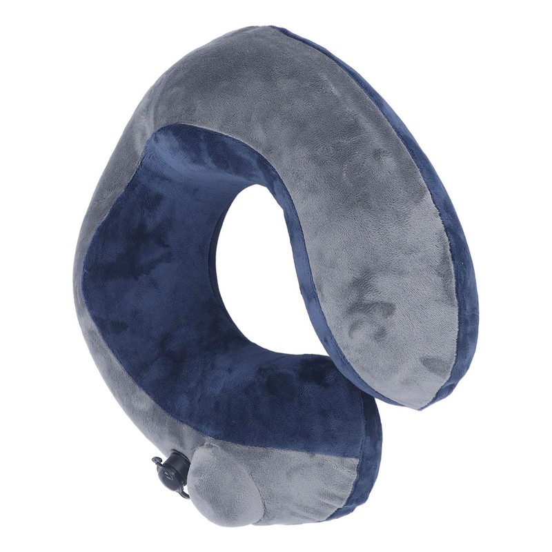 Self Inflatable Travel Pillow U Shaped Portable Neck Chain Support
