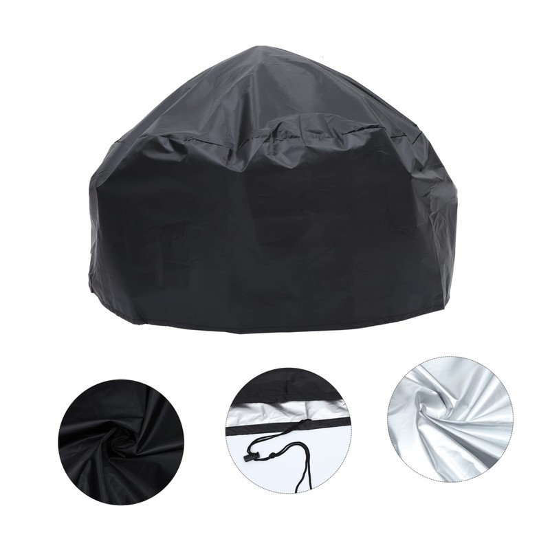 Levemolo Fire Pit Cover Outdoor Stove Protector Heavy Duty Patio