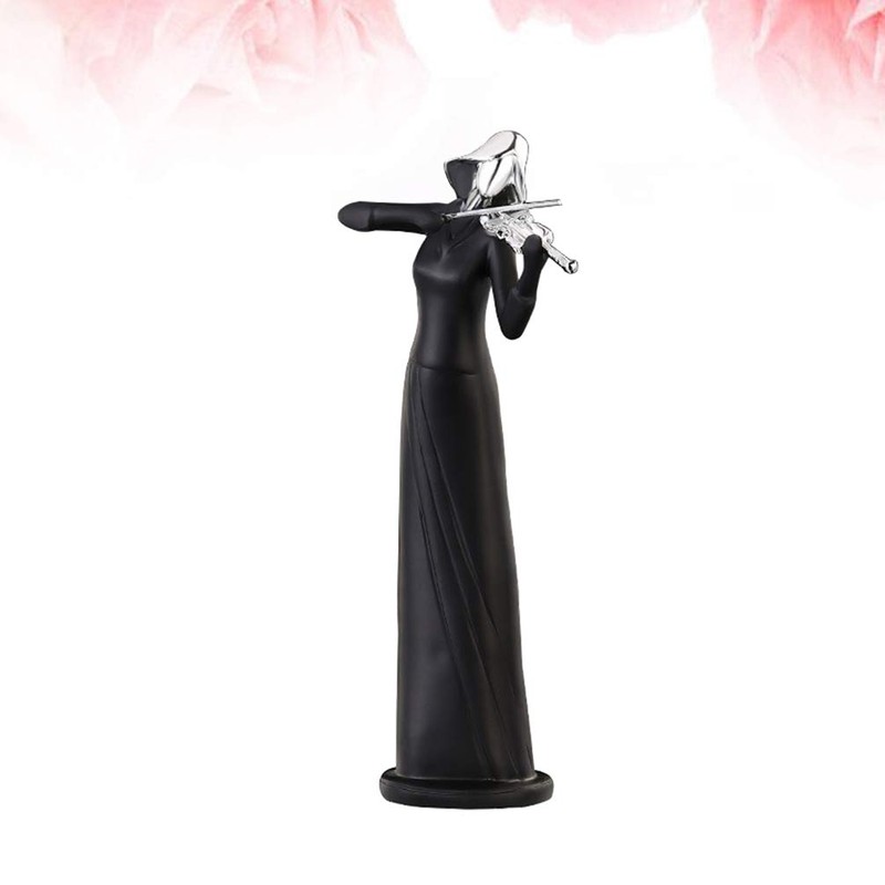 Musical Instrument Player Figurine Resin Musical Modern Sculpture Collectible Abstract