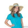 Fun Express Adult Floppy Sun Hats (Set of 6 Straw