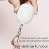 Personal Security Alarm Flashing 130dB Portable Self Defense Keychain for